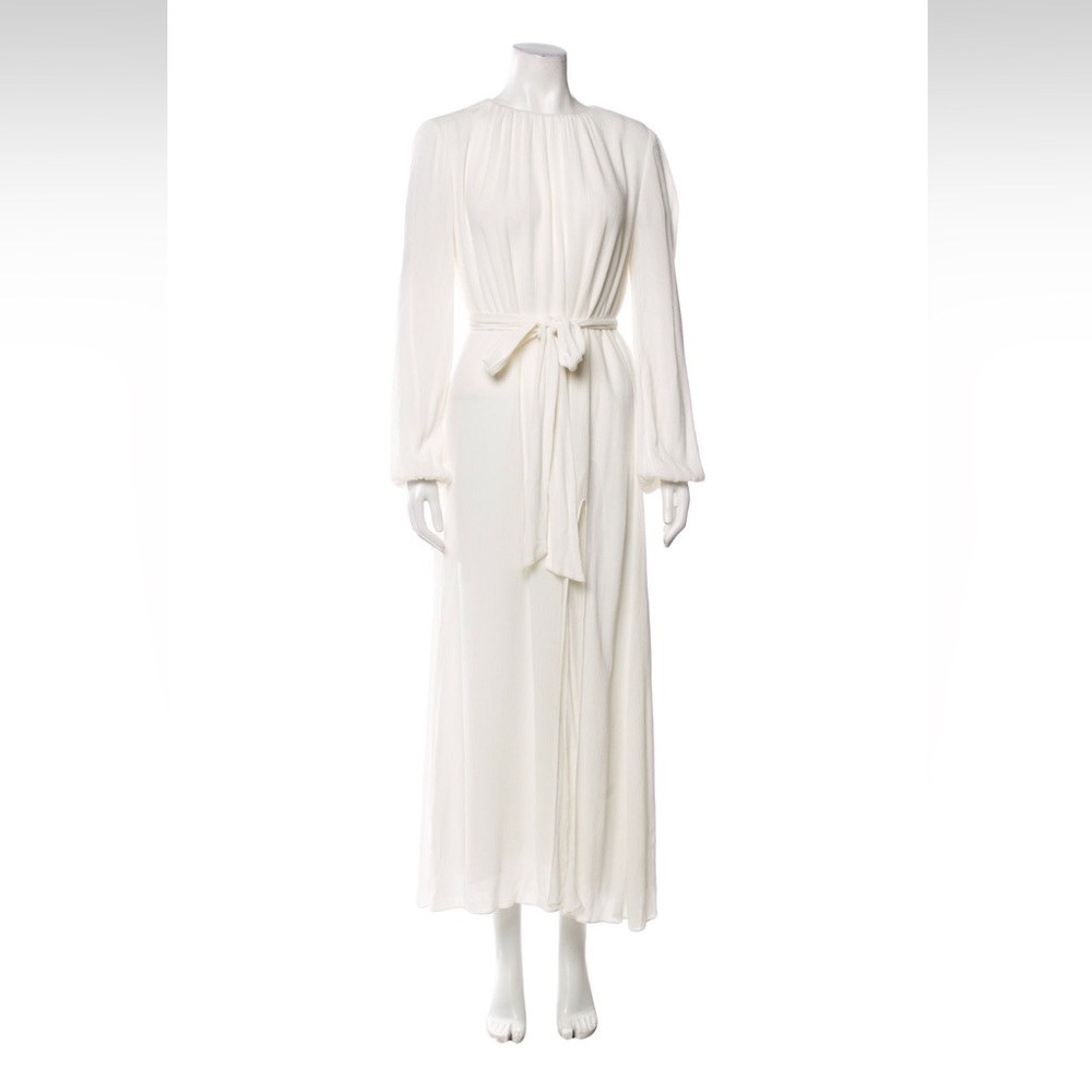 REFORMATION White Maxi Dress